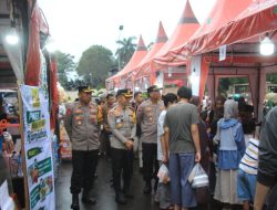 Kapolres Bondowoso Cek Pengamanan Pasar Ramadan