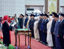 40 anggota DPRD Pringsewu Periode 2024-2029 Resmi di Lantik