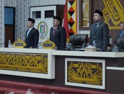 Rapat Paripurna DPRD, Pj Bupati Pringsewu Ucapkan Selamat Kepada Bupati dan Wabup Terpilih