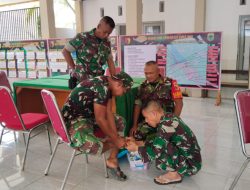 Tanggap Cepat Satgas TMMD Polkes Bondowoso Tangani Insiden Kecelakaan Kerja