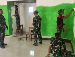 Rehab Mushola Nurul Huda Gunosari Capai 85%, Satgas TMMD Percepat Pekerjaan