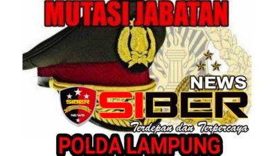 Rotasi Jabatan di Polda Lampung, Sejumlah Pejabat Dipromosikan