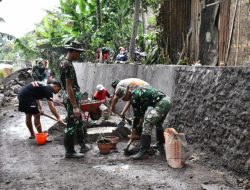 Pembangunan Plengsengan Tuntas di TMMD 123 Kodim 0822 Bondowoso