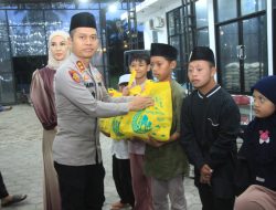 Kapolres Bondowoso Silaturahmi ke Tokoh Masyarakat, Buka Bersama dan Santunan Anak Yatim