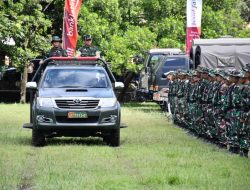 Pa LO TNI AU Kodam V/Brawijaya Pimpin Upacara Penutupan TMMD Ke-123 Kodim 0822 Bondowoso