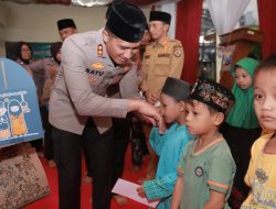 Polres Jember Salurkan Santunan Kepada 100 Anak Yatim, Wujud Kepedulian Sosial