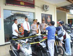 Curi Motor Teman Sendiri Untuk Foya Foya,Siswa Asal Bataan Tenggarang Ditangkap Polres Bondowoso