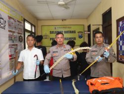 Polres Pelabuhan Tanjung Perak Amankan 4 Remaja Bersajam dan Busur Panah Diduga Untuk Tawuran