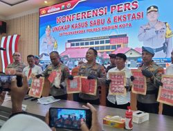 Polres Madiun Kota Berhasil Amankan Pengedar Narkoba dan Sita 1 Kilogram Sabu