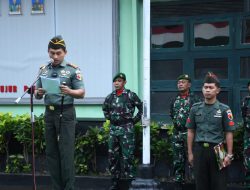 Kodim 0822 Bondowoso Gelar Upacara 17-an dan Pelantikan Kenaikan Pangkat Prajurit TNI