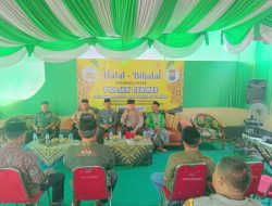 Keluarga Besar Polsek Cermee Polres Bondowoso, Gelar Halal Bihalal Bersama Muspika dan Instansi Terkait