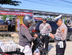Polres Pringsewu Uji Coba Razia Edukatif Untuk Sukseskan Pemutihan Pajak 2025