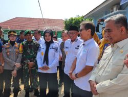 Letkol Inf Rinto Wijaya Sambut Ketua MPR RI Ahmad Muzani dalam Rangka Groundbreaking Peningkatan RSUD KH. Muhammad Thohir Krui