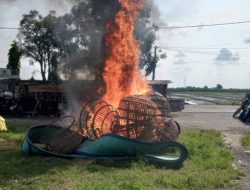 Polisi Bongkar Arena Judi Sabung Ayam di TPS Ngaglik Sidoarjo