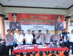 Banyuwangi Ungkap 25 Kasus Amankan 37 Tersangka