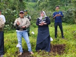 Administratur Perum Perhutani KPH Bondowoso & Bupati Situbondo Laksanakan Uji Coba Tanaman Bibit Kopi Bersama 