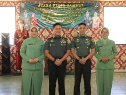 Pisah Sambut Komandan Kodim 0422/Lampung Barat, Letkol Inf Rizki Kurniawan Resmi Gantikan Letkol Inf Rinto Wijaya