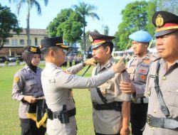 Jajaran Kapolsek Pindah Tugas,Ini Pesan Kapolres Bondowoso