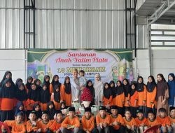 Pengusaha Ternama di Lampung Nova Yudi Beri Santunan Anak Yatim pada 10 Muharram