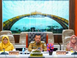 Bupati Pringsewu Ikuti Upacara Pelantikan Lulusan IPDN Angkatan XXXII Secara Virtual