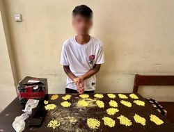 Satresnarkoba Polres Bitung Berhasil Ungkap Peredaran Obat Keras Jenis “Hexymer” Terduga Pelaku Turut di Amankan
