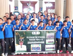 Bupati Bondowoso Lepas Tim Sepak Bola U-16 Persebo 1964 ke Bogor Ikuti Liga Top Skor Nasional