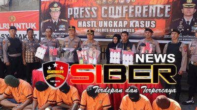 Satreskoba Polres Bondowoso Bongkar Gembong Narkoba 3,95 Ons lebih Dan Puluhan Kaleng Pil Setan Serta Ganja Siap Edar Disita