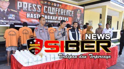 Kasat Narkoba Polres Bondowoso,Tabuh Genderang Perang Terhadap Pengedar Narkoba 10,5 Gram Sabu Dan 241 Ribu Butir Pil Setan Serta 4,54 Ganja Diamankan