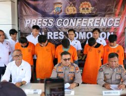 Team Resmob Polres Tomohon Ringkus Sindikat Curanmor, 23 TKP, Di Sulawesi Utara 11 Motor Jadi Barang Bukti Di Amankan Satreskrim Polres Tomohon”