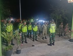 Babinsa Koramil 0822/04 Tenggarang Pimpin Patroli Malam Bersama Banser dan Satpol PP