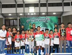“Sorak Kemenangan di GOR Pelita: Dandim Cup I Lahirkan Juara dan Semangat Kebersamaan”