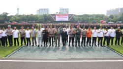 Polda Jatim dan Forkopimda Gelar Apel Siaga Bencana Serentak Hadapi Cuaca Ekstrem