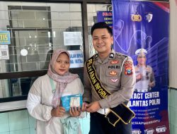 POLANTAS MENYAPA bukti kesungguhan Lantas polres Magetan Dekat dengan masyarakat