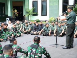 Humanis dan Tegas, Kasdim 0822 Bondowoso Sampaikan Arahan untuk Prajurit