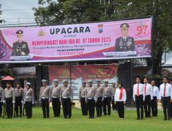 Kapolres Bondowoso pimpin upacara Hari Ibu di Mapolres Bondowoso