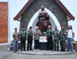 Humanis Jelang Natal, Kodim 0822 Bondowoso Sambangi Pendeta dan Pastur