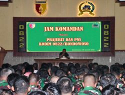 Jam Komandan Kodim 0822, Dandim Tekankan Dukung MBG Dan KDKMP Serta Dorong Peran Aktif Babinsa
