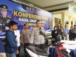 Polres Bondowoso Berhasil Ungkap Pelaku Curanmor Bersama Penadahnya