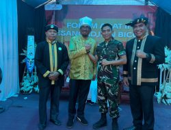 Kolonel Inf Rinto Wijaya hadiri Forum Adat Ke-2 Sangaji Bicoli Kesultanan Tidore