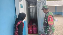 Cek Langsung, Babinsa Pastikan Dapur SPPG Wonosuko Bondowoso Gunakan Gas Non-Subsidi