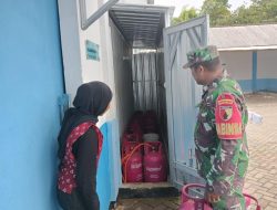 Cek Langsung, Babinsa Pastikan Dapur SPPG Wonosuko Bondowoso Gunakan Gas Non-Subsidi