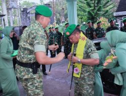 Danrem 083/Bdj Kolonel Inf Kohir Pamit, Sampaikan Pesan Haru Untuk Prajurit Kodim 0822