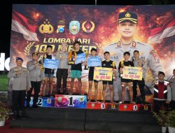 Keberhasilan Samapta Polres Situbondo Tekan Balap Liar Dengan Lomba Lari 100 Meter