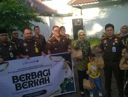 KEJAKSAAN NEGERI MAGETAN Gandeng PW MOI Berbagi Berkah Dibulan Suci