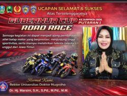 Universitas Doktor Nugroho Berikan Dukungan Penuh Ajang Gubernur Cup Kejurprov 2026 Putaran 1 Road Race
