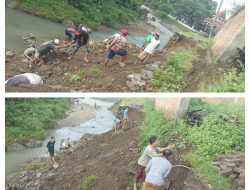 Akibat Hujan Deras, Akses Jalan Menuju Rumah Warga Desa Leprak Bondowoso Terputus Akibat Longsor