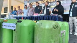 Polres Bondowoso Tangkap Tengkulak Penimbun BBM, Ribuan Liter Disita