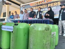 Polres Bondowoso Tangkap Tengkulak Penimbun BBM, Ribuan Liter Disita