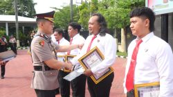 Ungkap Cepat Kasus Pengeroyokan, Sembilan Personel Polres Nganjuk Diganjar Penghargaan Kapolres