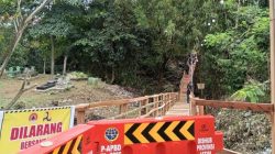 Meski Sudah Dibangun, BPBD Bondowoso Berdalih Anggaran Jembatan Darurat Sentong Rp75 Juta Belum Cair